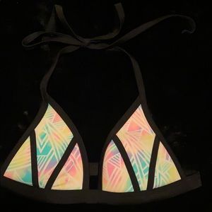 Victoria secret pink triangle push-up bikini top